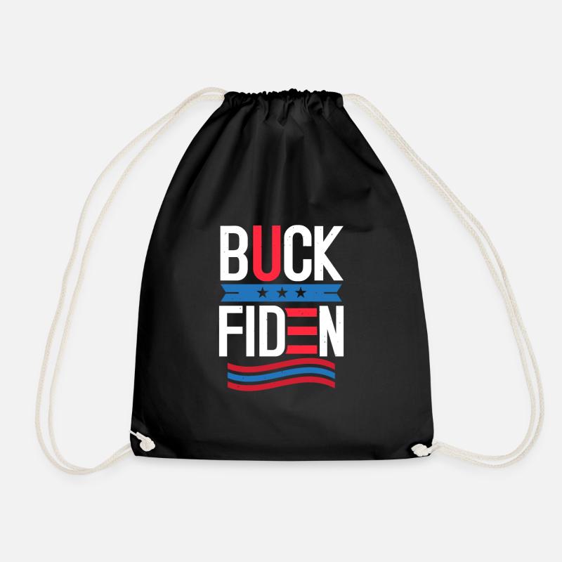 BUCK FIDEN - Drawstring Bag - black
