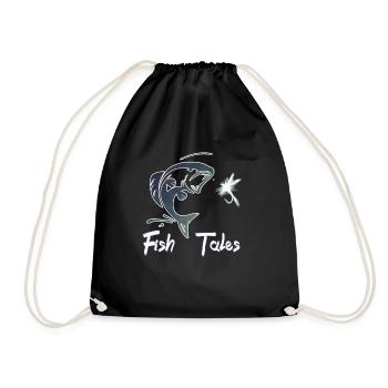 Angling - Drawstring Bag - black - Front