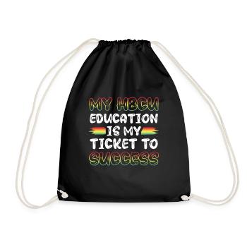 Coyote Hunter - Drawstring Bag - black - Front