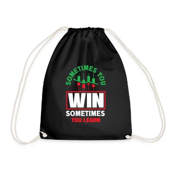 Sometimes You Win Sometimes You Learn Investor Day - Turnbeutel - Schwarz - Vorne