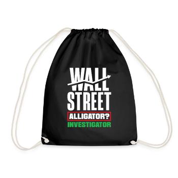 Wall Street Alligator? Investigator Investor Day - Turnbeutel - Schwarz - Vorne
