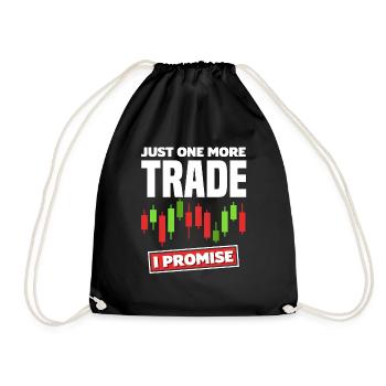 Just One More Trade Investor Day - Turnbeutel - Schwarz - Vorne