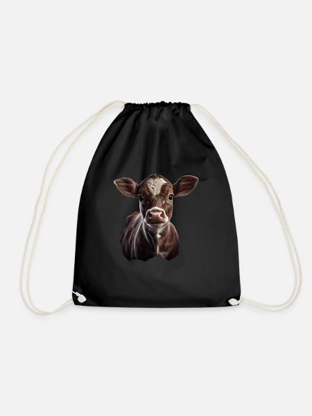 vaches agriculteur vache amant vache drôle de vache - Sac de sport léger - noir