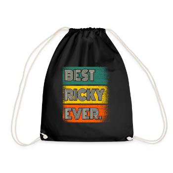 Ricky Nom Cadeau Citation Drôle - Sac de sport léger - noir - Devant