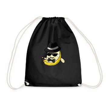 Banana Mafia Gangster Sunglasses Bow Tie - Turnbeutel - Schwarz - Vorne