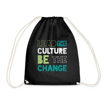 Earth Day Zitate Save Nature Oceans Day - Turnbeutel - Schwarz - Vorne