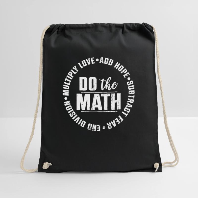 Do The Math Teacher Math Teacher Math Math Drawstring Bag