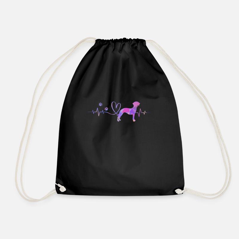 Whippet - Turnbeutel - Schwarz