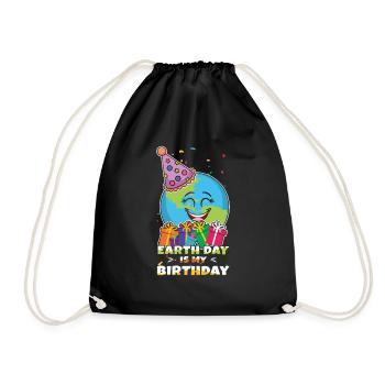 Protéger les océans Jour de la Terre aussi ma naissance - Sac de sport léger - noir - Devant