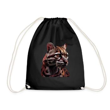 juste un garçon qui aime Ocelots Ocelot ocelot ocelot - Sac de sport léger - noir - Devant