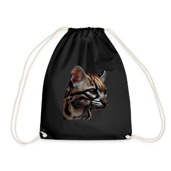 juste un garçon qui aime Ocelots Ocelot ocelot ocelot - Sac de sport léger - noir - Devant