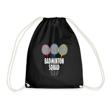 Raquette de badminton, Hobby Sports Shuttlecock - Sac de sport léger - noir - Devant