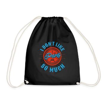 JE N’AIME PAS TELLEMENT PARIS - Sac de sport léger - noir - Devant
