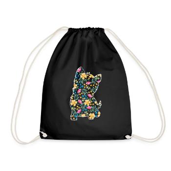 West highland terrier - Drawstring Bag - black - Front