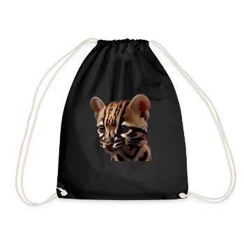 juste un garçon qui aime Ocelots Ocelot ocelot ocelot - Sac de sport léger - noir - Devant