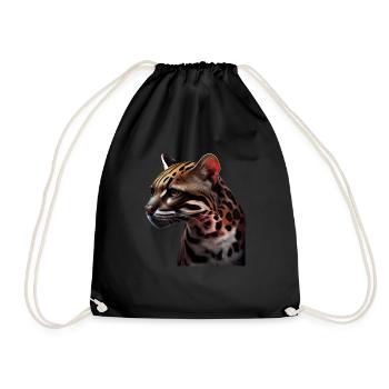 juste un garçon qui aime Ocelots Ocelot ocelot ocelot - Sac de sport léger - noir - Devant