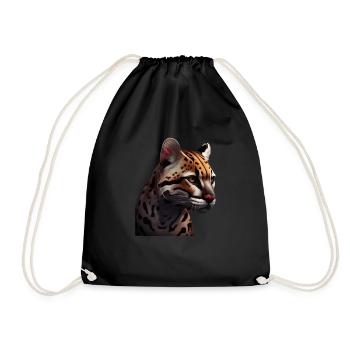 juste un garçon qui aime Ocelots Ocelot ocelot ocelot - Sac de sport léger - noir - Devant