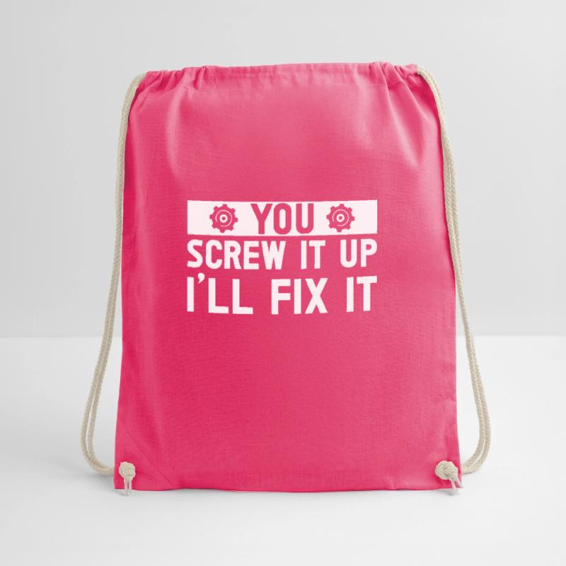 Computer Repair Technology Support Technology Drawstring Bag