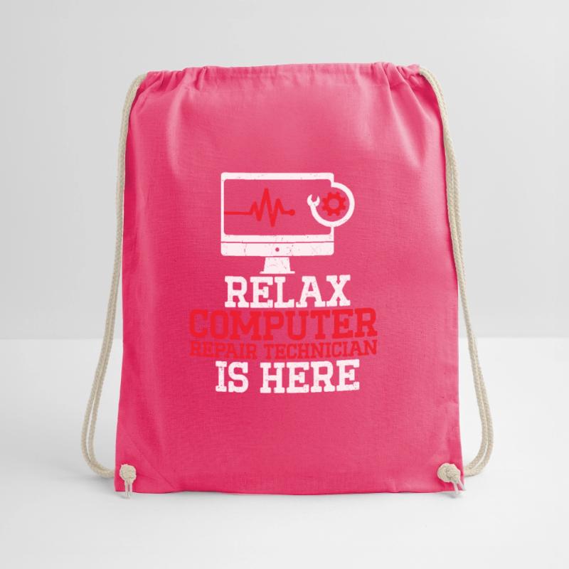 Computer Repair Technology Support Technology Drawstring Bag