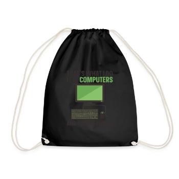 Technologie de soutien à la réparation d’ordinateurs - Sac de sport léger - noir - Devant
