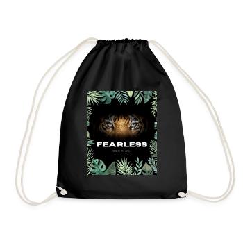 Moderne Citation Propre Tigre - Sac de sport léger - noir - Devant
