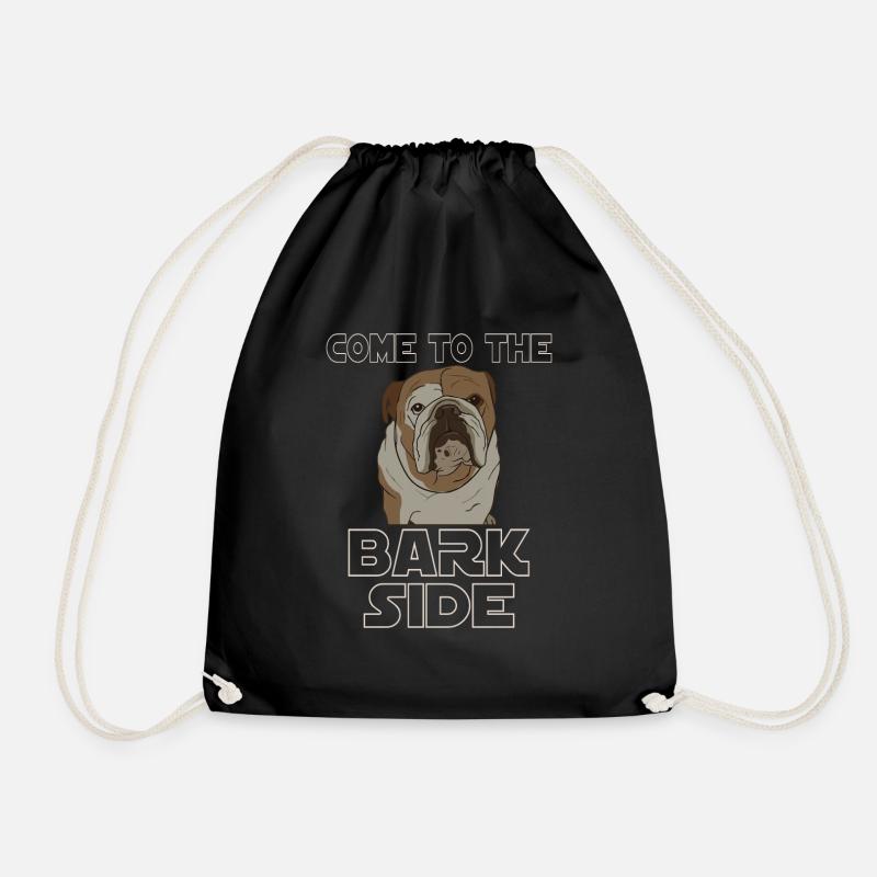 Bulldog - Drawstring Bag - black