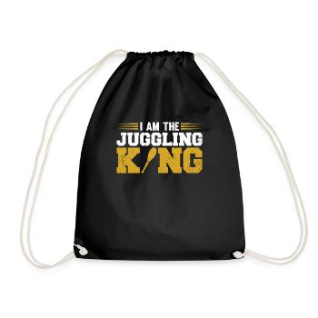 Je suis le roi jongleur - Sac de sport léger - noir - Devant