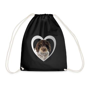 Lagotto Romagnolo Heart - J’aime Lagotto Romagnolo - Sac de sport léger - noir - Devant