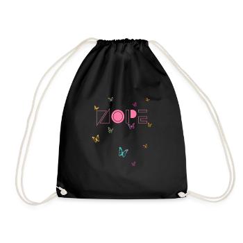 NOPE - ne soyez pas un béni-oui-oui! - Sac de sport léger - noir - Devant