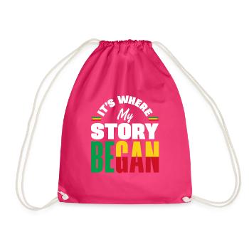 Béninois Bénin Drapeau Béninois Citation - Sac de sport léger - fuchsia - Devant