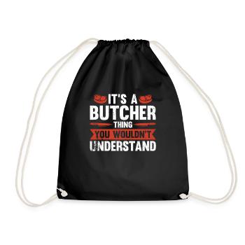C’est une chose de boucher que vous ne comprendriez pas - Sac de sport léger - noir - Devant