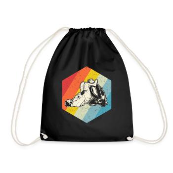 Brazilian Jiu Jitsu MMA Bjj Hugger - Turnbeutel - Schwarz - Vorne