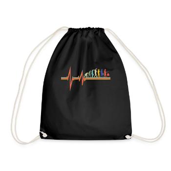 Idée de barbecue et de cadeau de camping-car - Sac de sport léger - noir - Devant