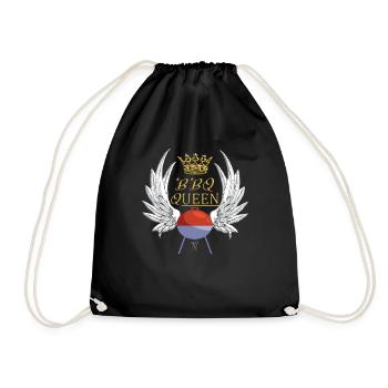 Idée de barbecue et de cadeau de camping-car - Sac de sport léger - noir - Devant