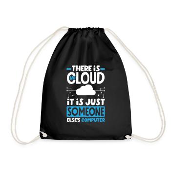 Il n’y a pas de cloud, c’est le réseau PC de quelqu’un d’autre - Sac de sport léger - noir - Devant