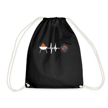 Idée de barbecue et de cadeau de camping-car - Sac de sport léger - noir - Devant