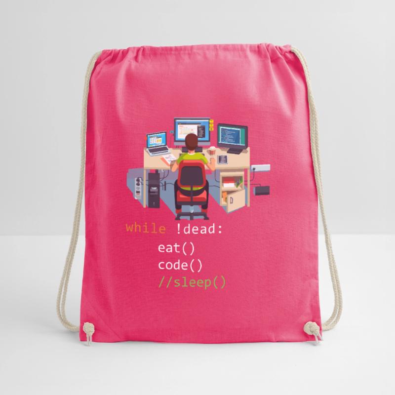 Informatique Python Programmeur Manger Code Sommeil Sac de sport léger