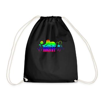 Mastiff - Drawstring Bag - black - Front