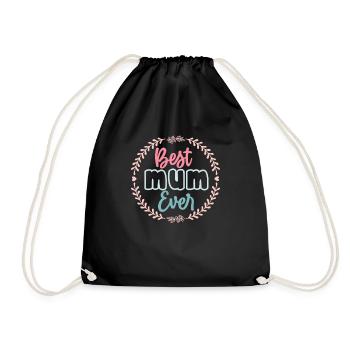 Meilleure maman de tous les temps - Fête des mères - Sac de sport léger - noir - Devant