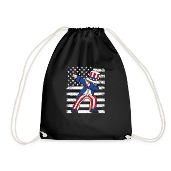 Dabbing 4 juillet Dab Dance Pose Pride America USA - Sac de sport léger - noir - Devant