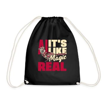 Ai c’est comme de la magie mais de l’informatique réelle - Sac de sport léger - noir - Devant