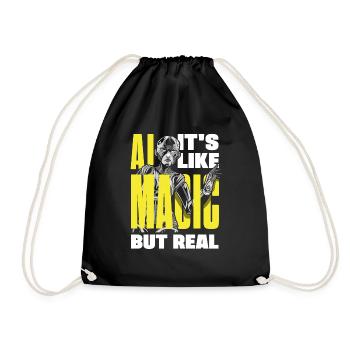 Ai c’est comme de la magie mais de l’informatique réelle - Sac de sport léger - noir - Devant