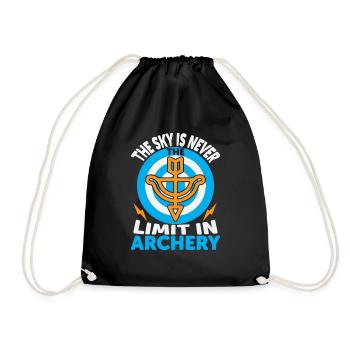 Archery - Drawstring Bag - black - Front