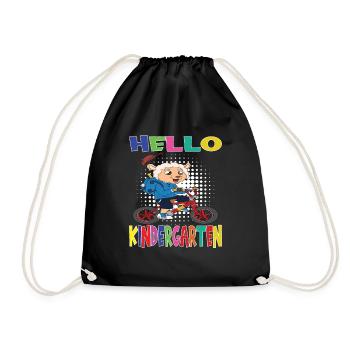 Kindergarten Child Kindergarten Gift - Drawstring Bag - black - Front