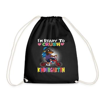 Kindergarten Child Kindergarten Gift - Drawstring Bag - black - Front
