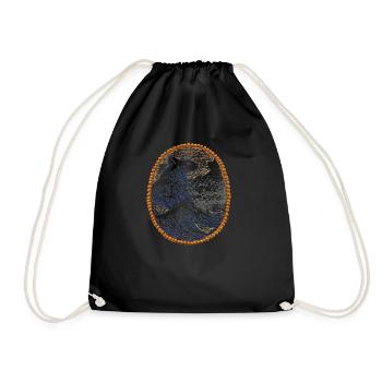 A Cat in The Great Wave off Kanagawa - Sac de sport léger - noir - Devant