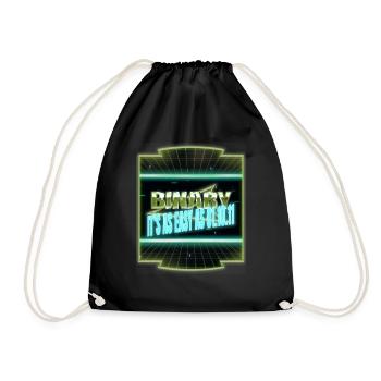 Piratage Ordinateur Équestre Geek Doigts Ordinateur - Sac de sport léger - noir - Devant