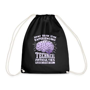 Epilepsy Awareness Warrior - Drawstring Bag - black - Front