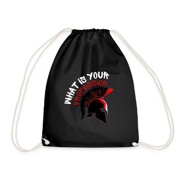 Sport/Musculation : Casque Spartiate - Motivation - Sac de sport léger - noir - Devant