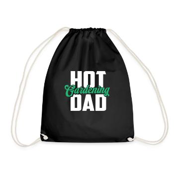 Hobbygärtner Garten Vater Gärtnerischer Vater - Turnbeutel - Schwarz - Vorne